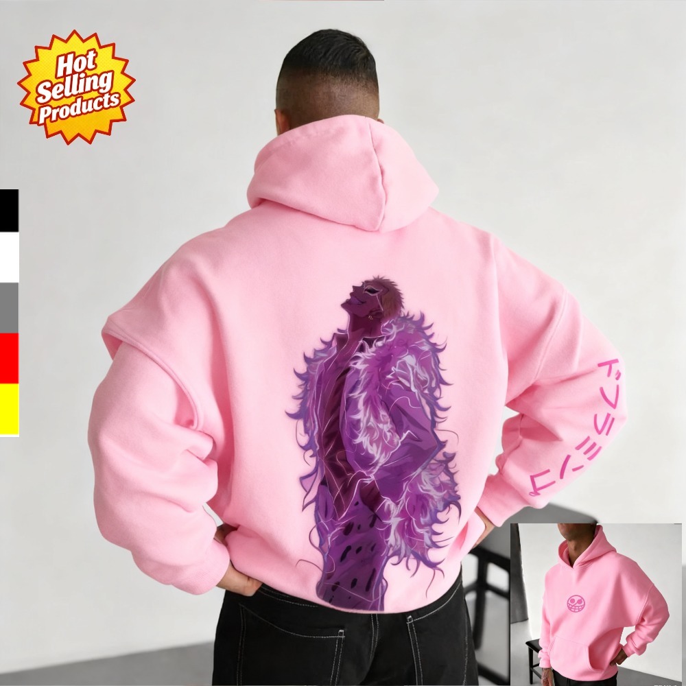 One Piece Hoodie Donquixote Do - Anime Merchandise Shop recension och pris