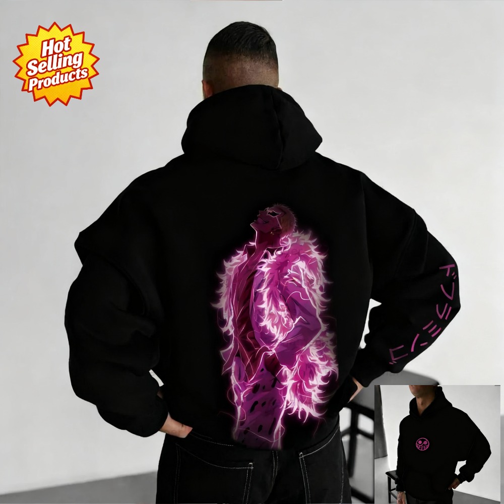 One Piece Hoodie Donquixote Do - Anime Merchandise Shop recension och pris