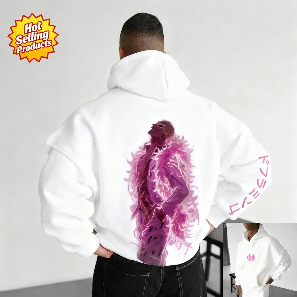 One Piece Hoodie Donquixote Do - Anime Merchandise Shop recension och pris