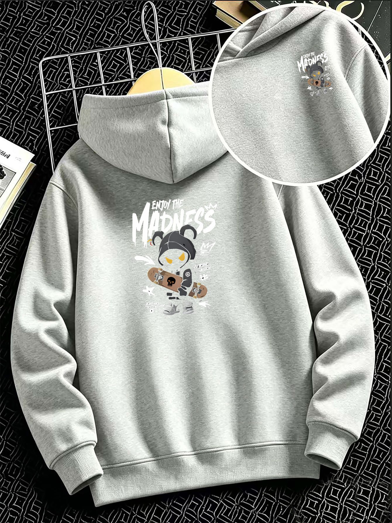 Boys' Fashion Hoodie: A Loose- - Anime Merch Hoodie recension och pris