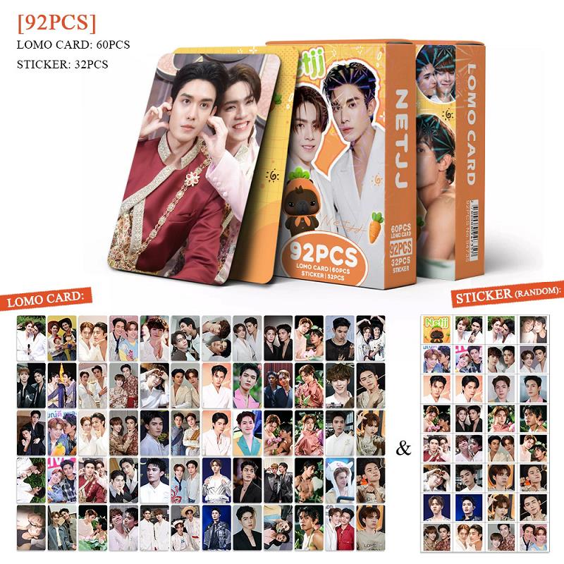 92Pcs/Set NetJJ Thai BL Actor  - Sticker Sheet Set recension och pris