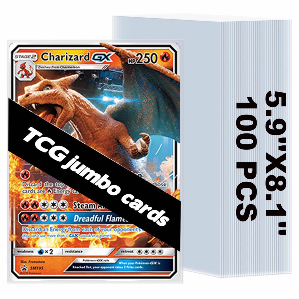 50-250pcs Transparent Jumbo Ca - Collector Card Sleeve recension och pris