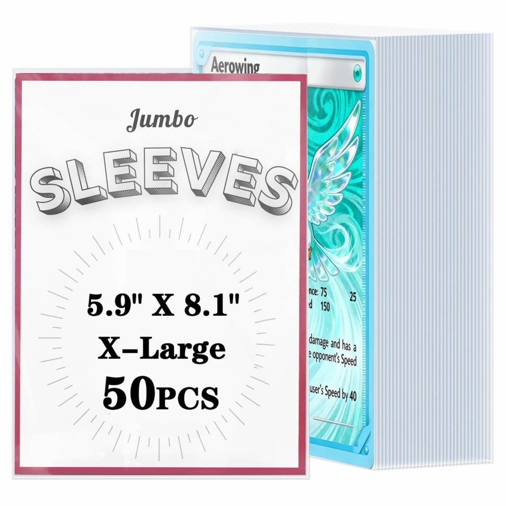50-250pcs Transparent Jumbo Ca - Collector Card Sleeve recension och pris