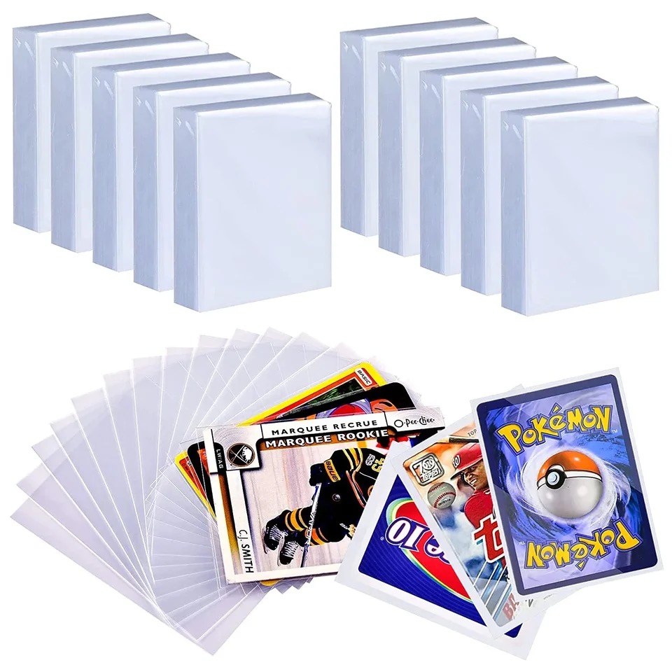 200 Pcs Transparent Playing Ca - Collector Card Sleeve recension och pris
