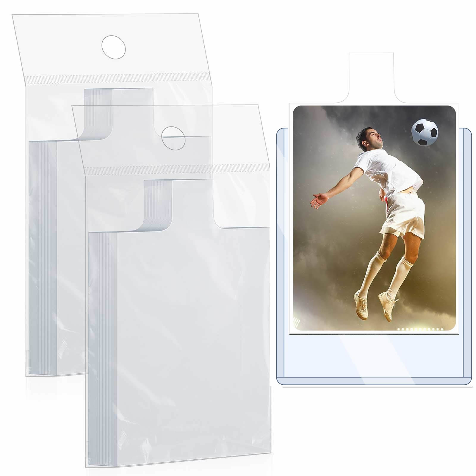 100-1000pcs 65*90mm Raised Typ - Collector Card Sleeve recension och pris
