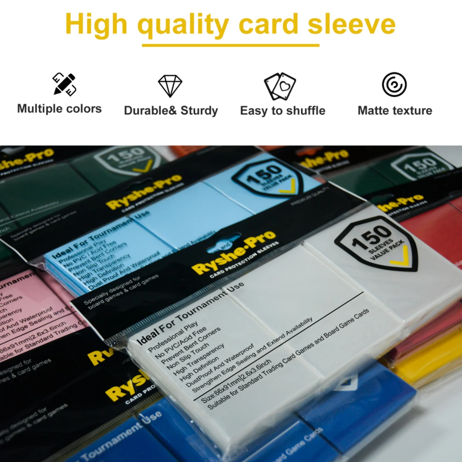 150Pcs 66*91mm Premium Card Sl - Collector Card Sleeve recension och pris