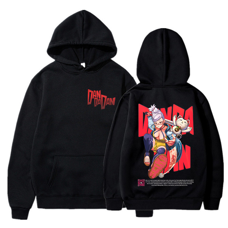Dandadan Ayase Momo Okarun Gra - Anime Merch Hoodie recension och pris