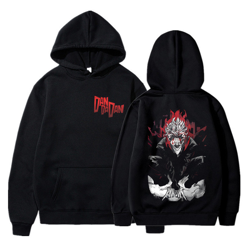 Dandadan Ayase Momo Okarun Gra - Anime Merch Hoodie recension och pris