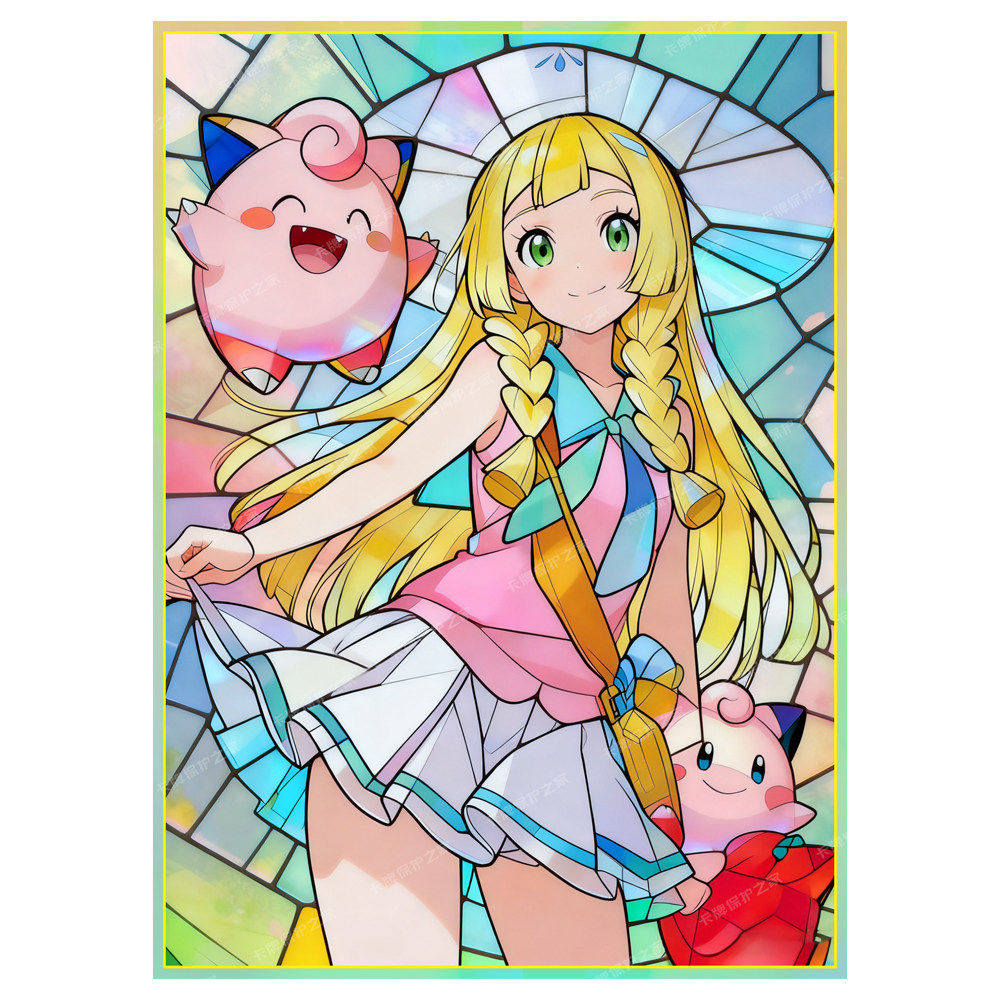 60PCS  Anime Pokemon Lillie Fi - Collector Card Sleeve recension och pris