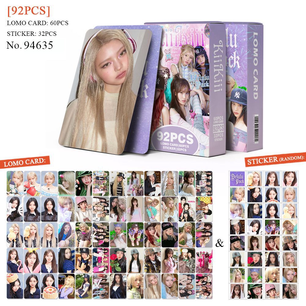 92pcs KiiiKiii Delulu Pack Pho - Sticker Sheet Set recension och pris