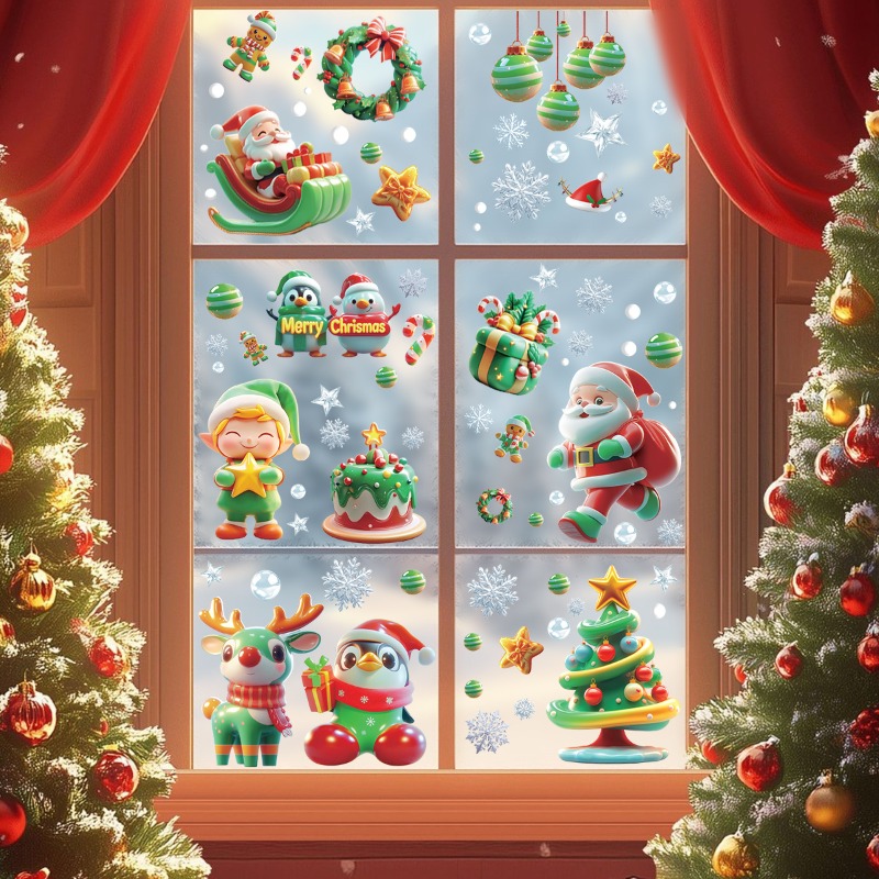 9 Sheets/set of Christmas Tree - Sticker Sheet Set recension och pris