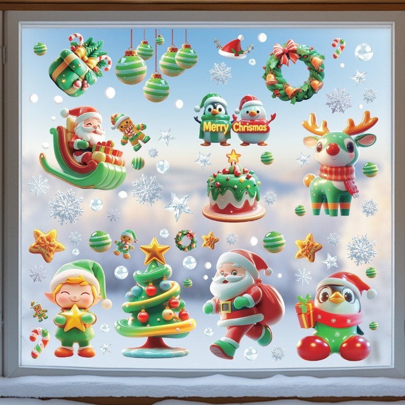 9 Sheets/set of Christmas Tree - Sticker Sheet Set recension och pris