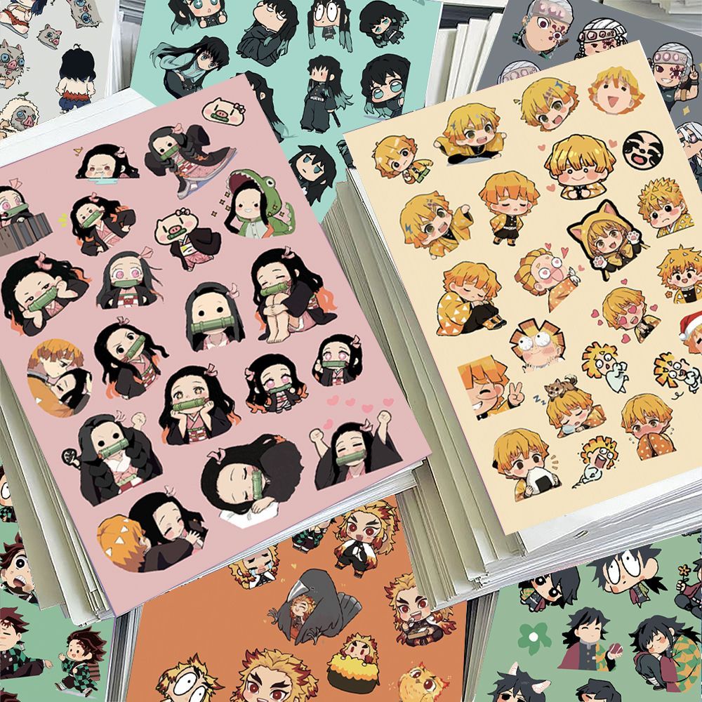 24pcs Chibi Demon Slayer scree - Sticker Sheet Set recension och pris