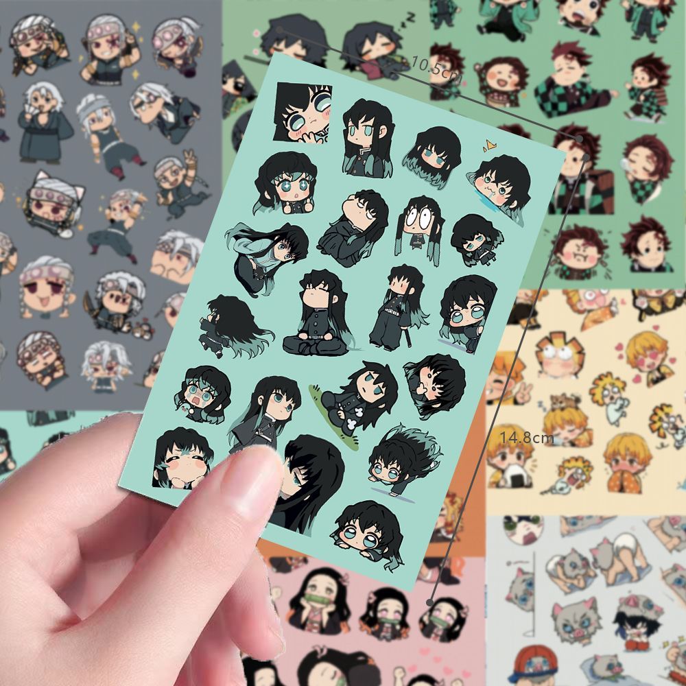 24pcs Chibi Demon Slayer scree - Sticker Sheet Set recension och pris