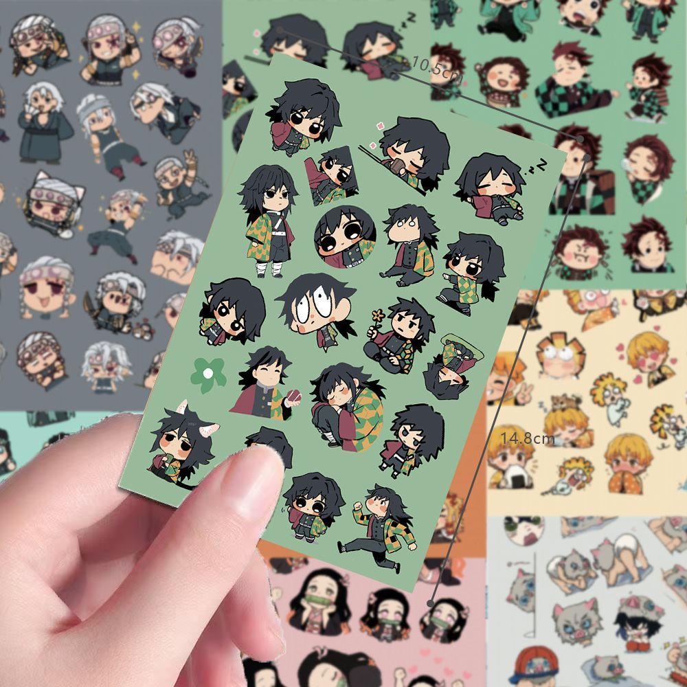 24pcs Chibi Demon Slayer scree - Sticker Sheet Set recension och pris