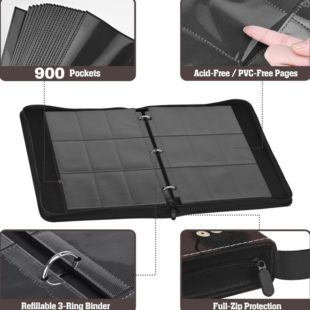 Card Binder 9 Pocket Double Si - Collector Card Sleeve recension och pris