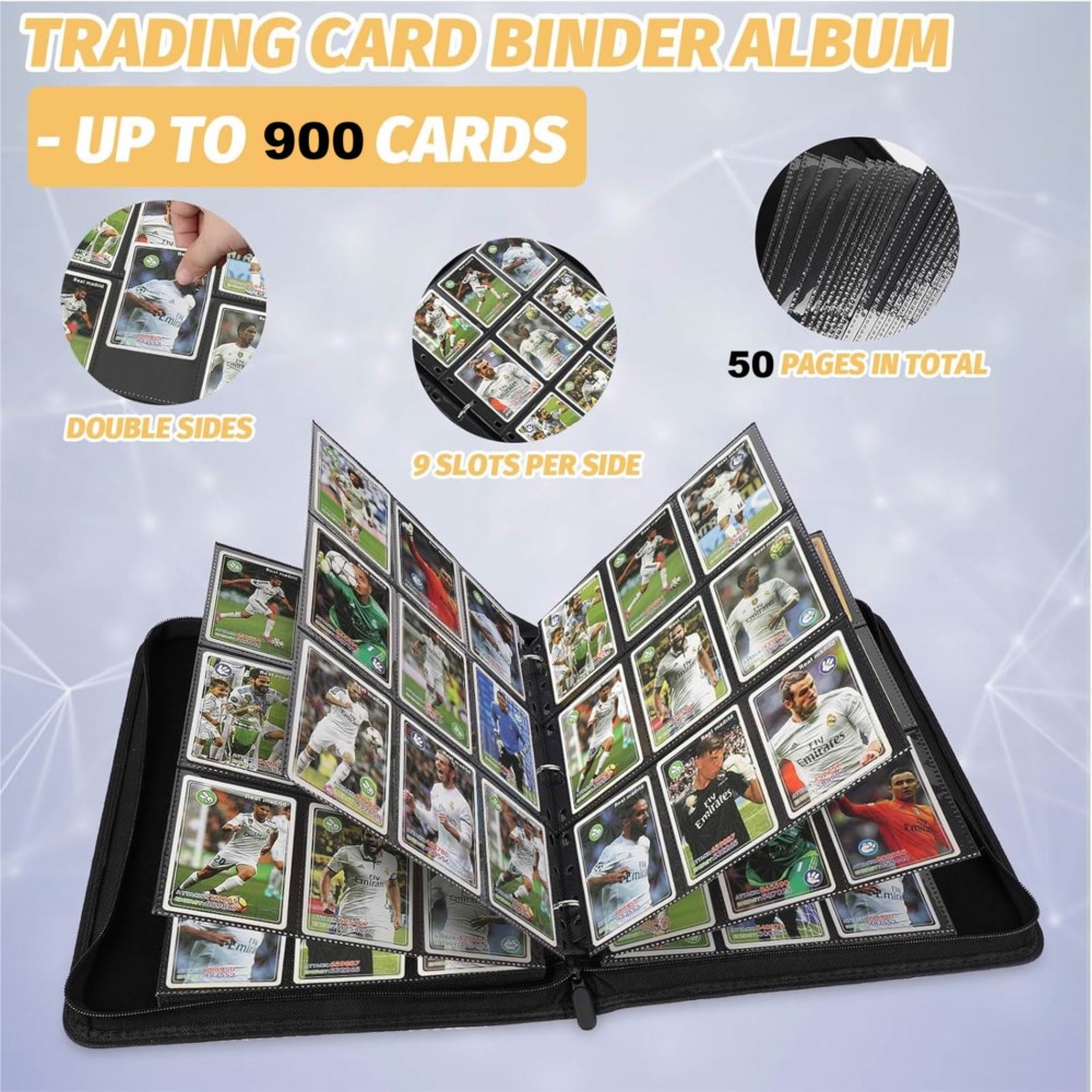 Card Binder 9 Pocket Double Si - Collector Card Sleeve recension och pris