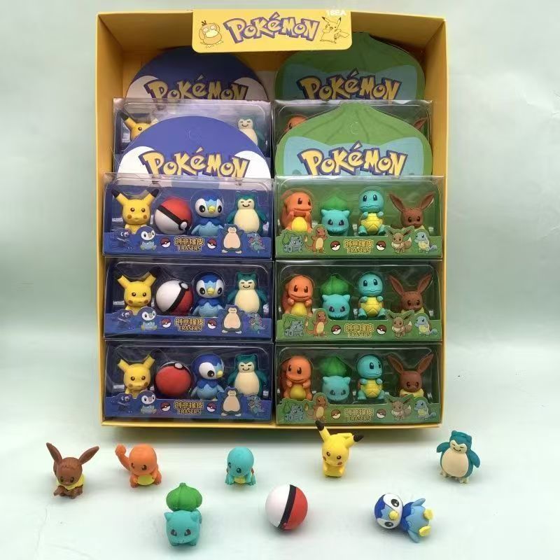 Pokémon figurine erasers, cute - Erased Anime Merchandise recension och pris