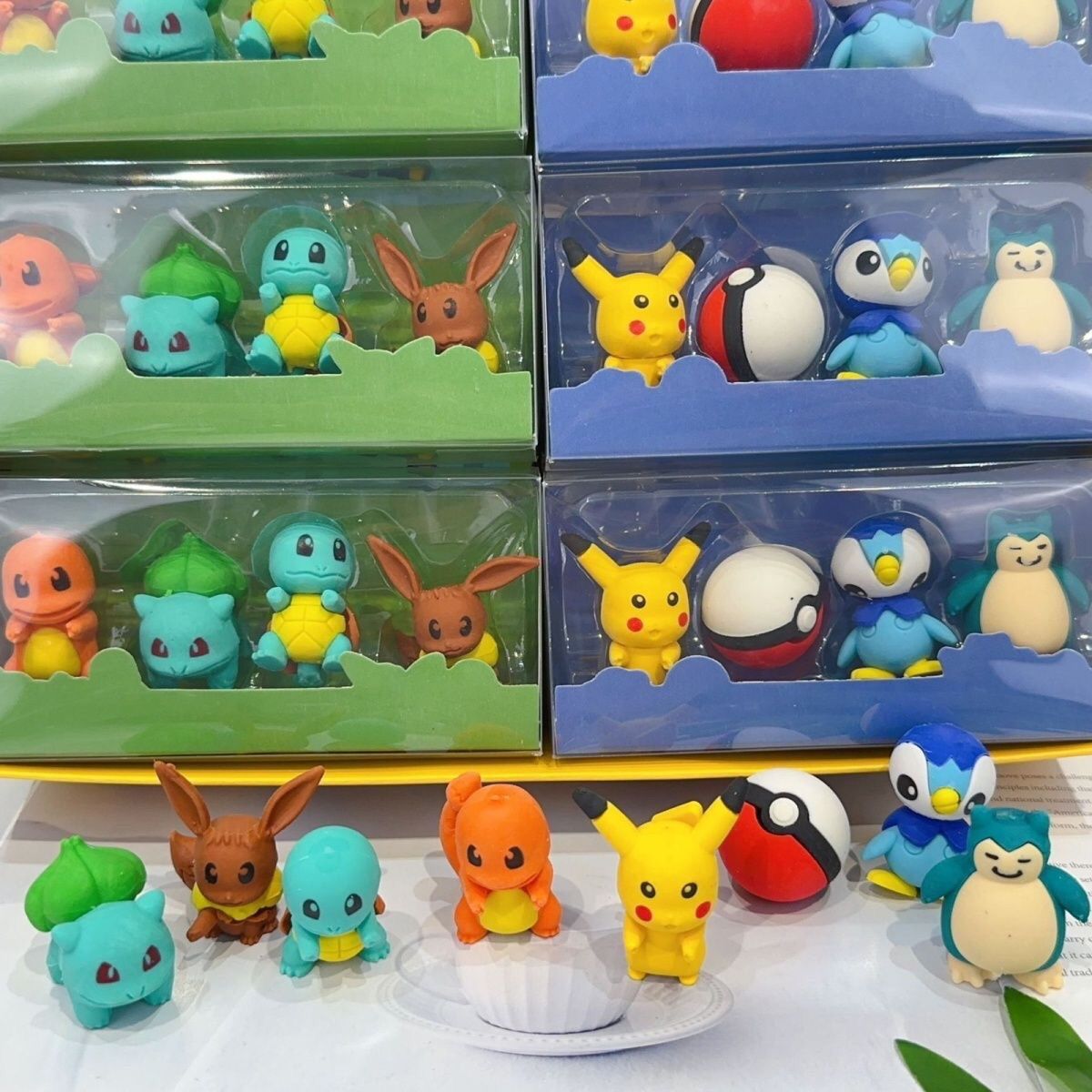 Pokémon figurine erasers, cute - Erased Anime Merchandise recension och pris
