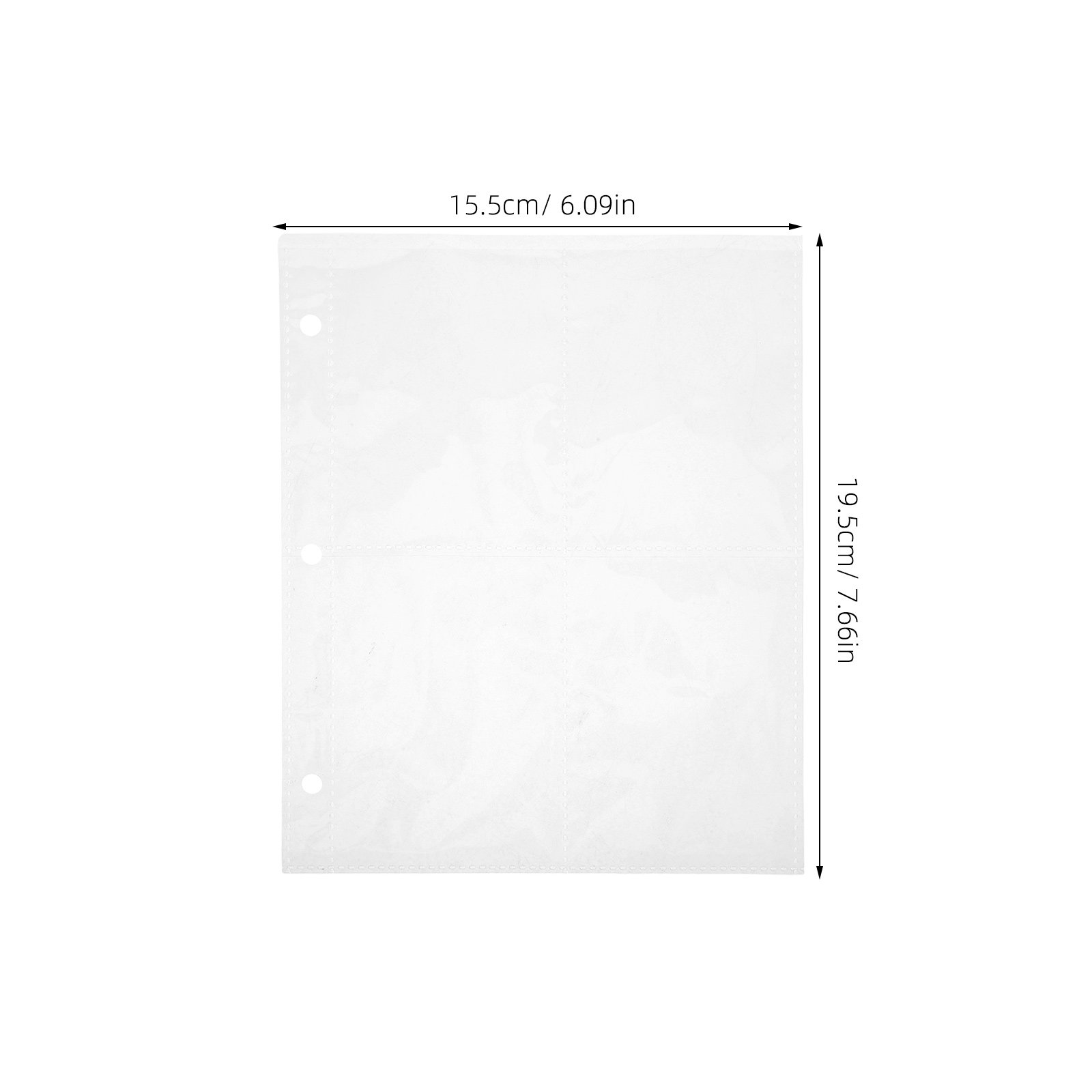 10Pcs Card Binder Refill Pages - Collector Card Sleeve recension och pris