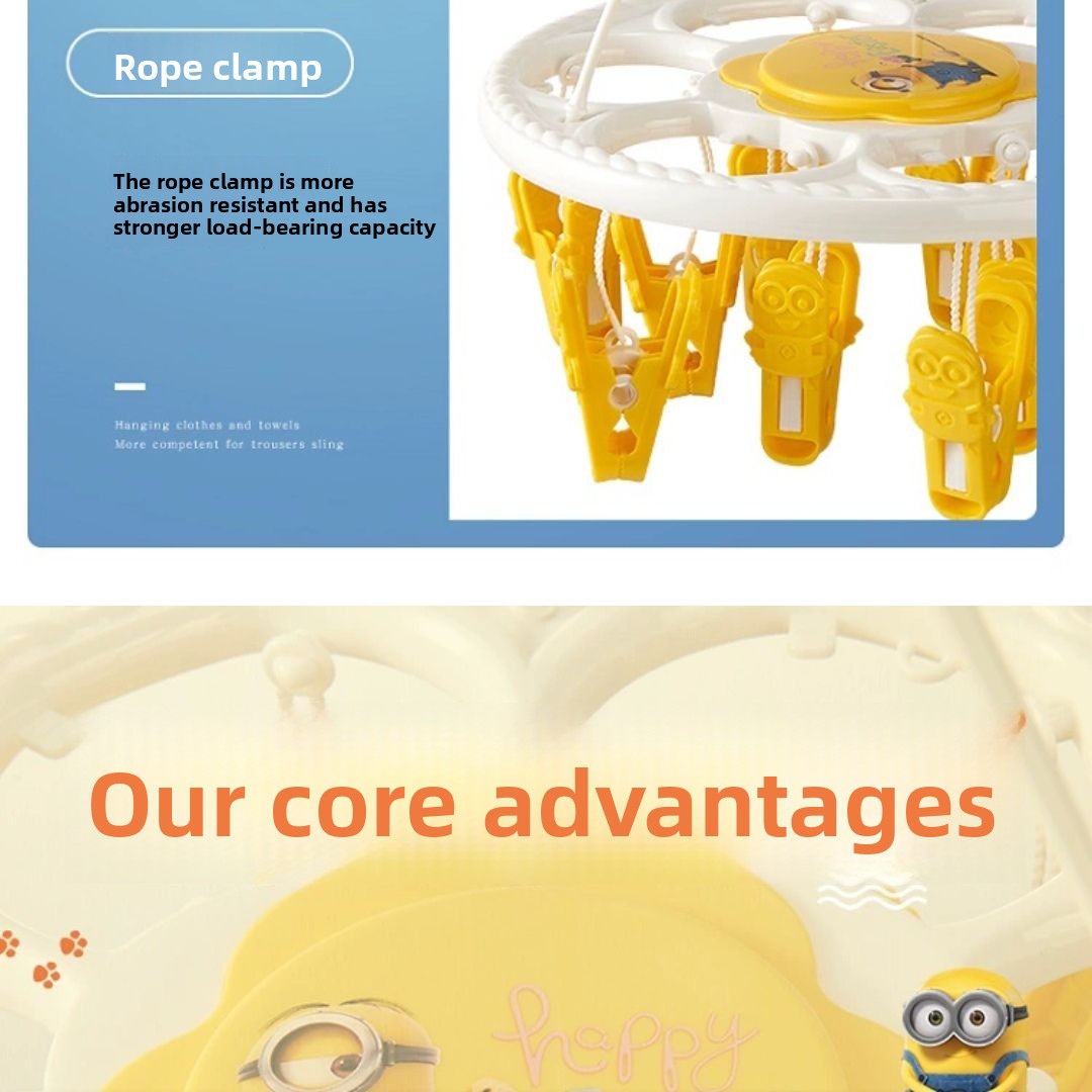 Minions cartoon cute round clo - Anime Merchandise Wholesale recension och pris