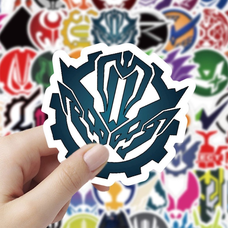 60 Sheets Kamen Rider Logo Sti - Sticker Sheet Set recension och pris