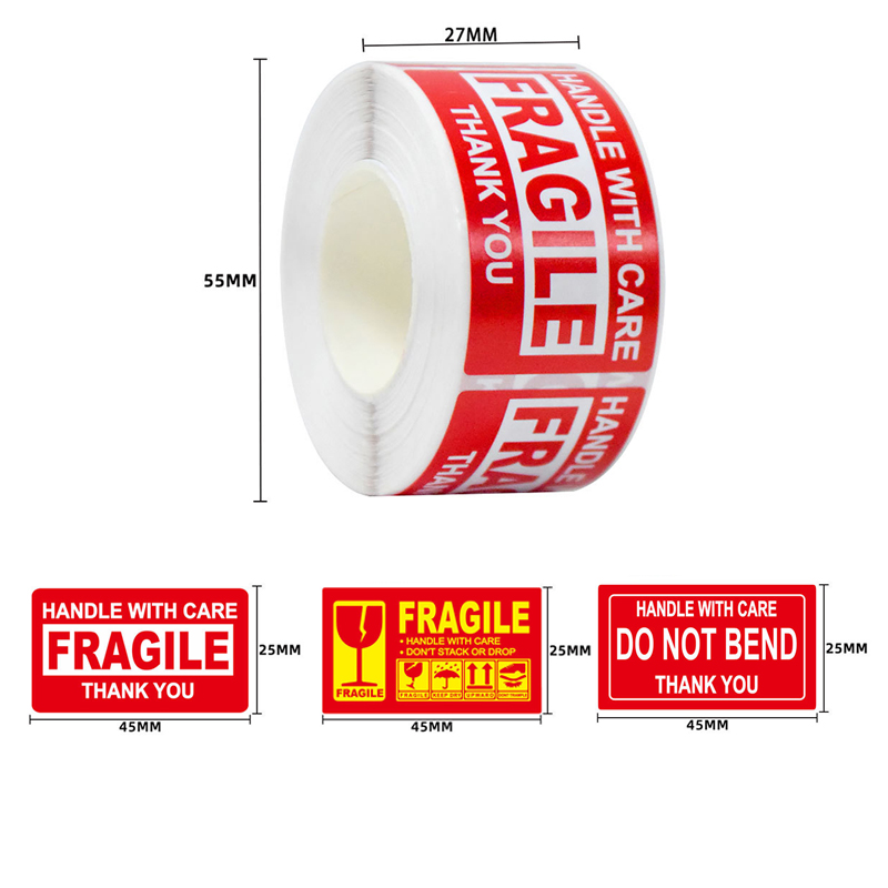 250PCS Fragile Stickers Handle - Sticker Sheet Set recension och pris