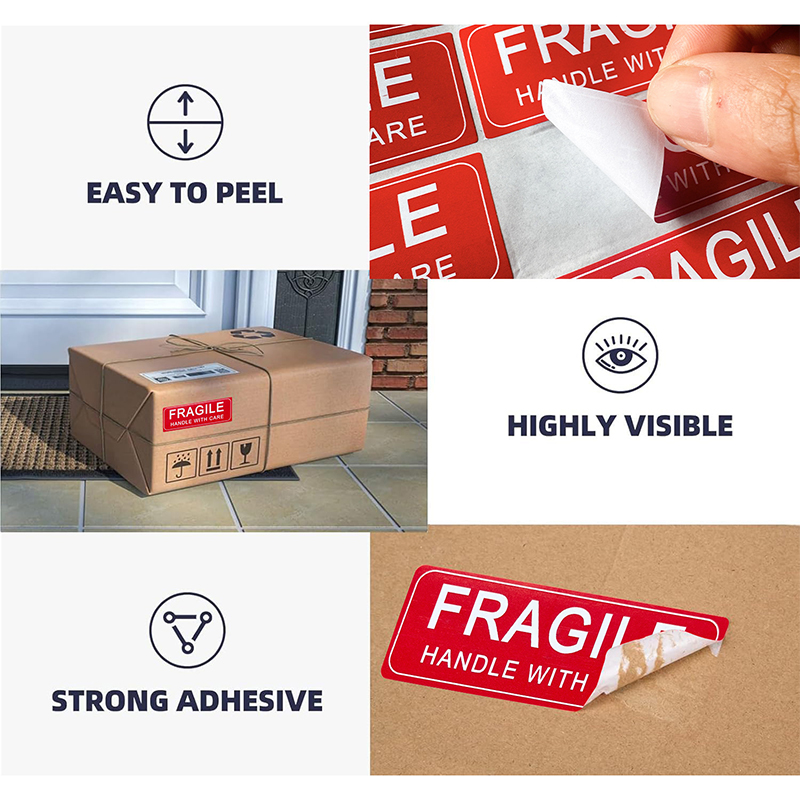 250PCS Fragile Stickers Handle - Sticker Sheet Set recension och pris